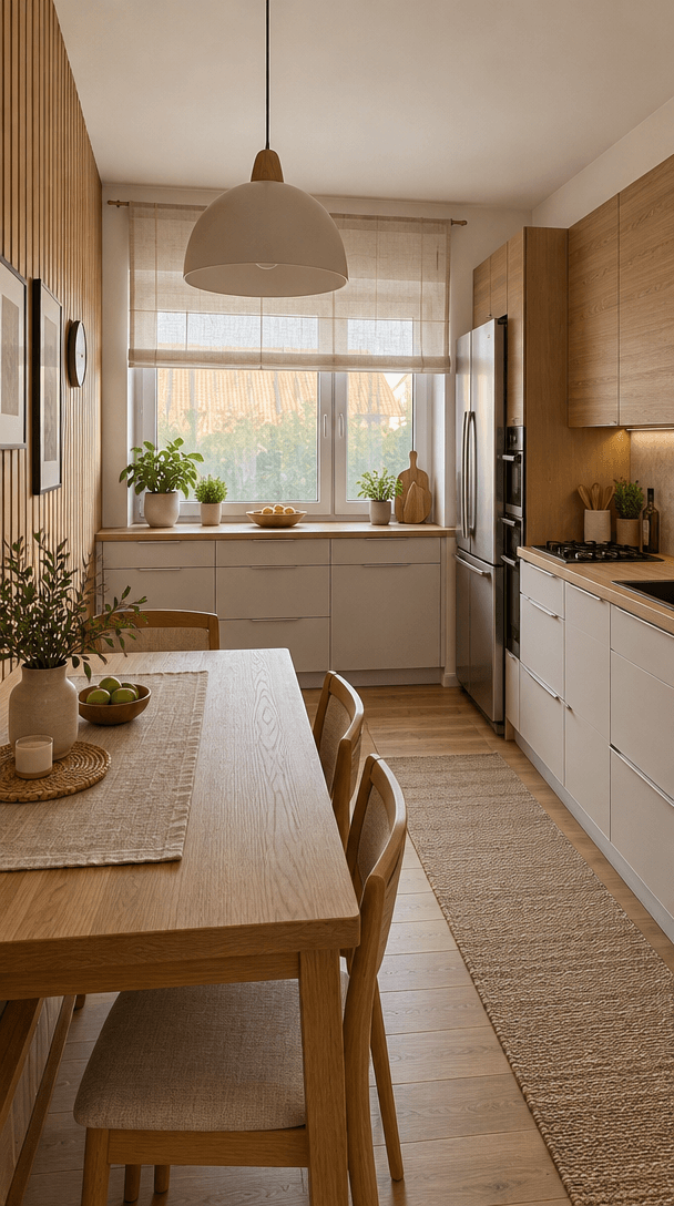 Interior design in Scandinavian style — Kitchen by GenRoom AI