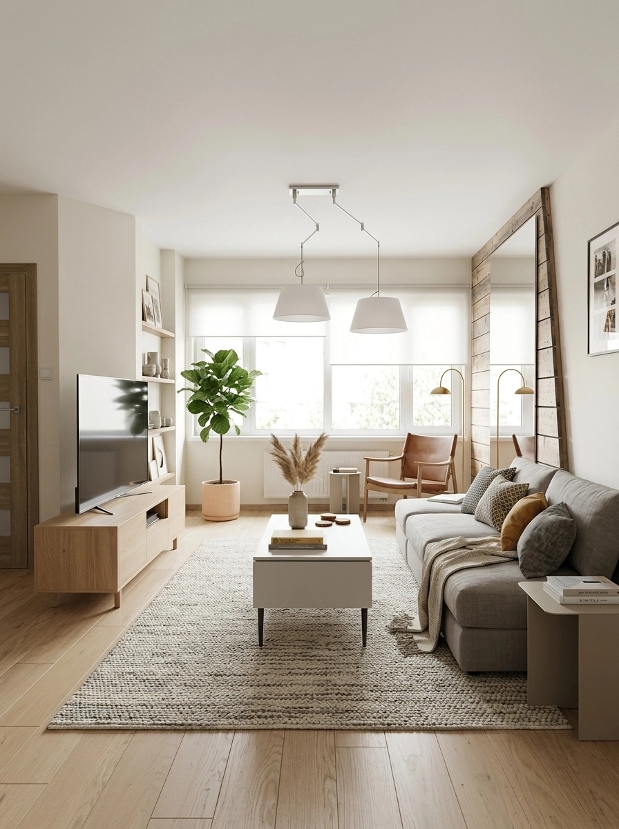 Scandinavian Living Room design — interior photo by GenRoom AI