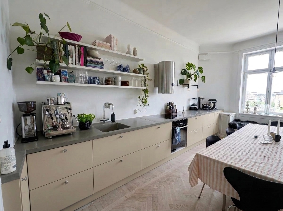 Minimalism Kitchen design — interior photo by GenRoom AI