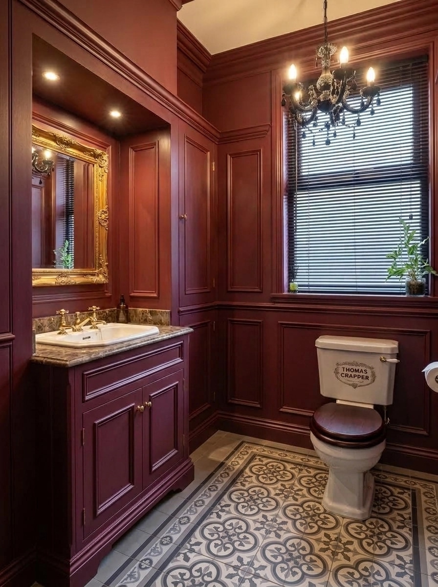 British Bathroom design — interior photo by GenRoom AI