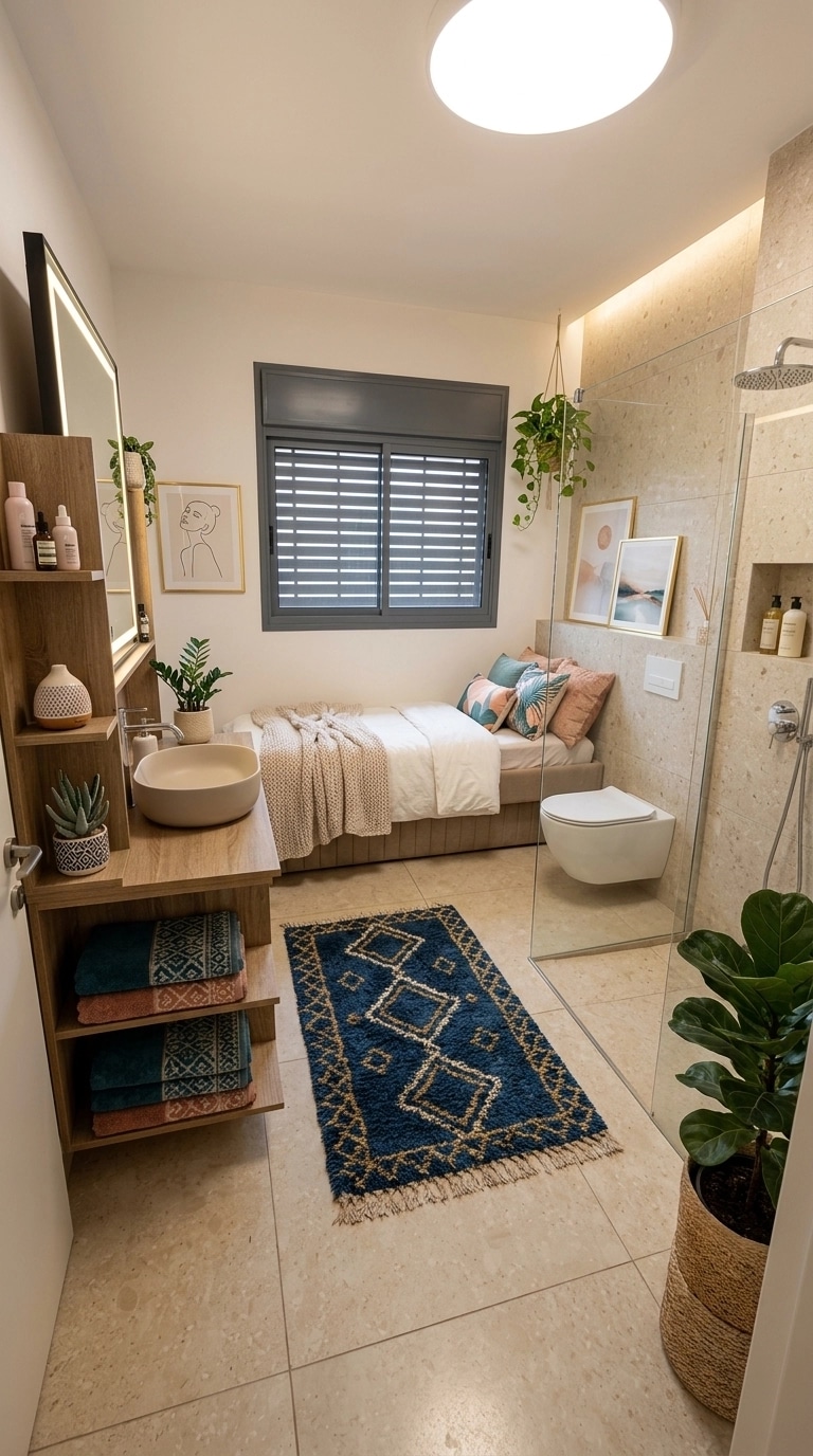 Contemporary Bathroom design — interior photo by GenRoom AI