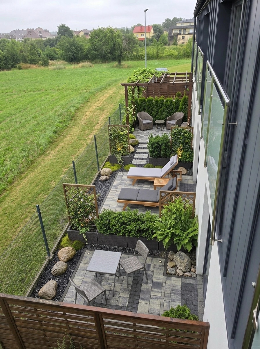 Yard design in no_style style — photo by GenRoom AI