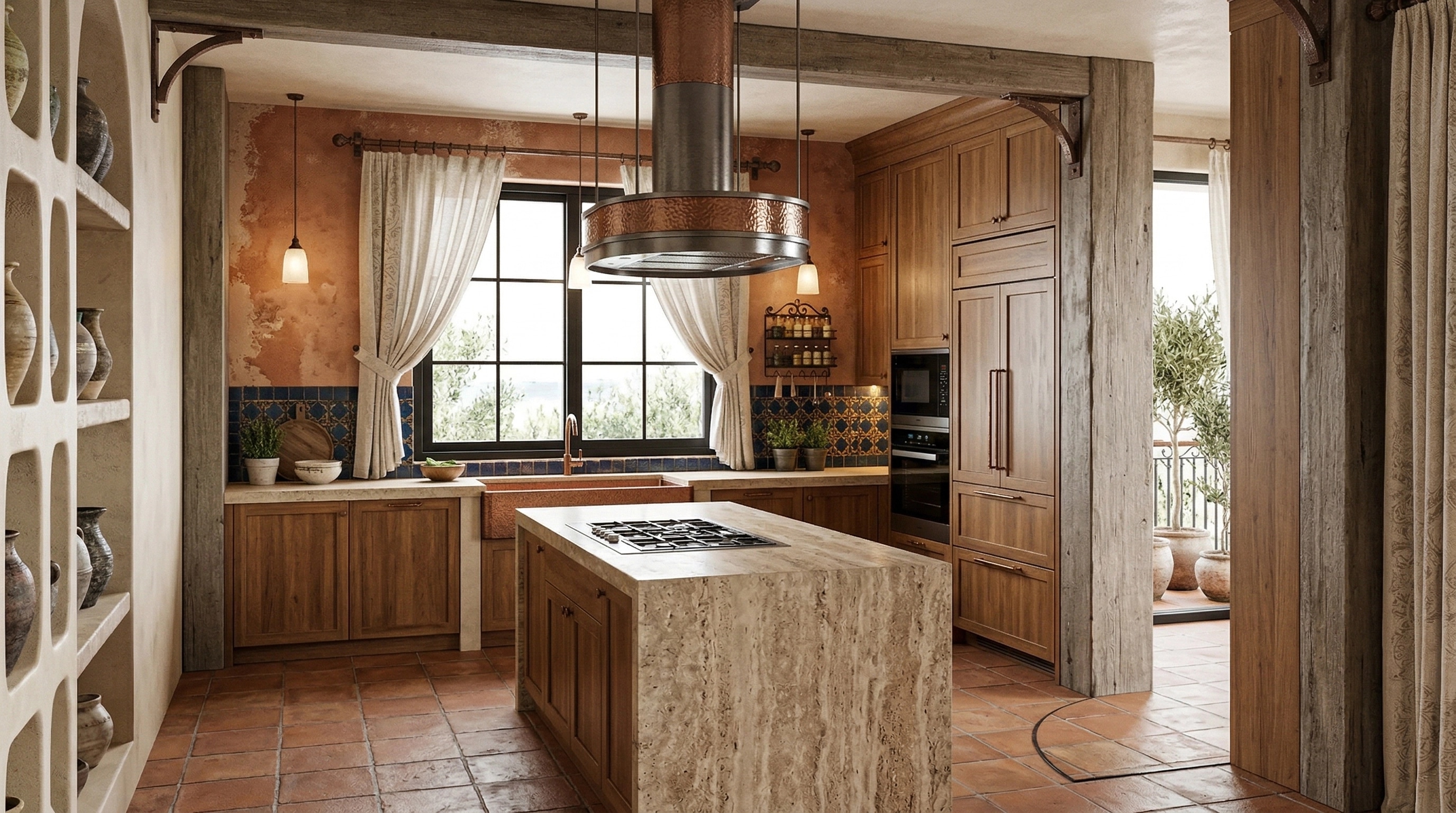 Interior design in Mediterranean style — Kitchen by GenRoom AI