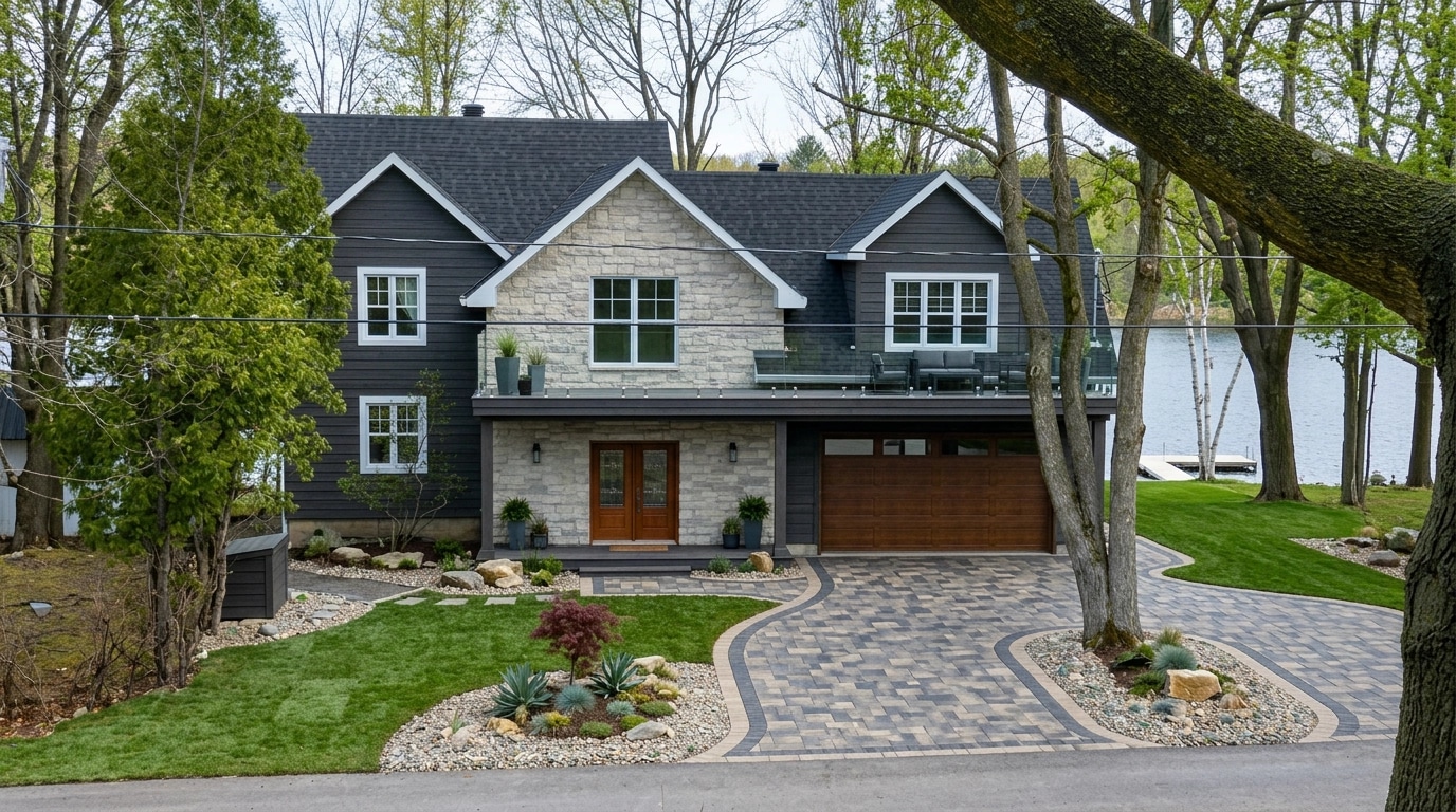 Landscape design in Contemporary Yard style — Yard by GenRoom AI