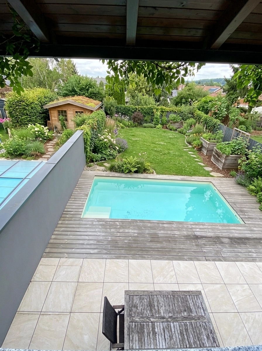Landscape design in Eco Natural Garden style — Yard by GenRoom AI