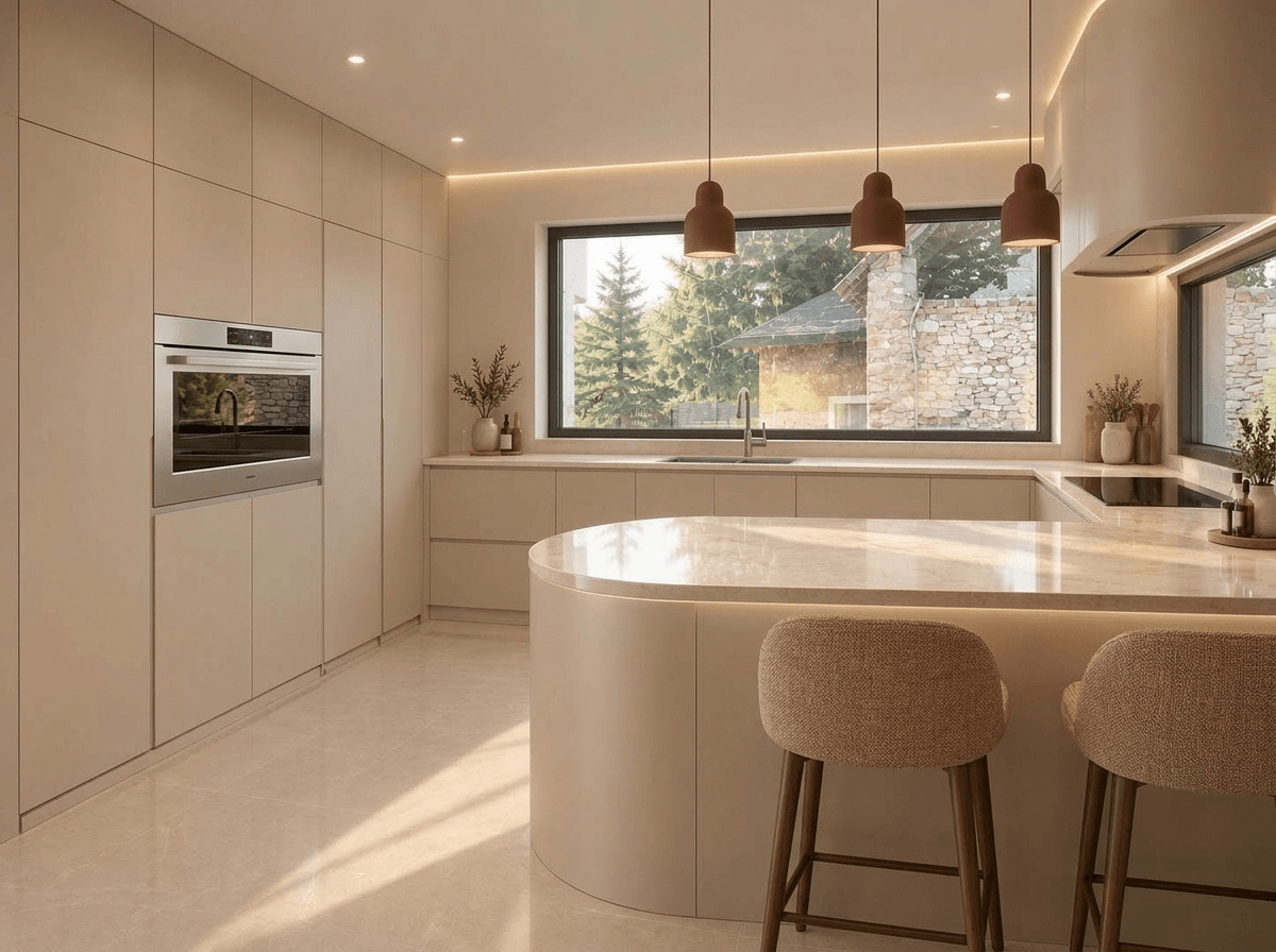 Kitchen interior in no_style style — photo by GenRoom AI