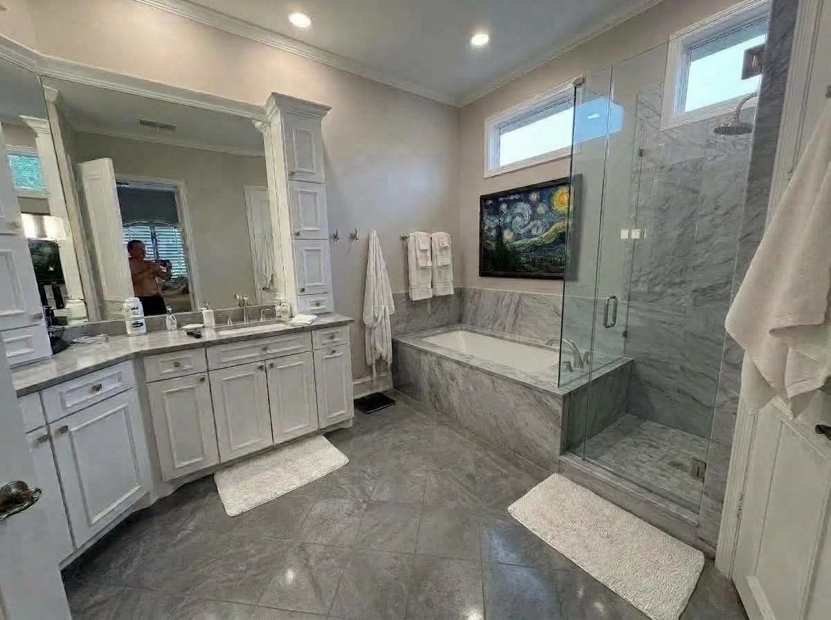 Bathroom interior in no_style style — photo by GenRoom AI