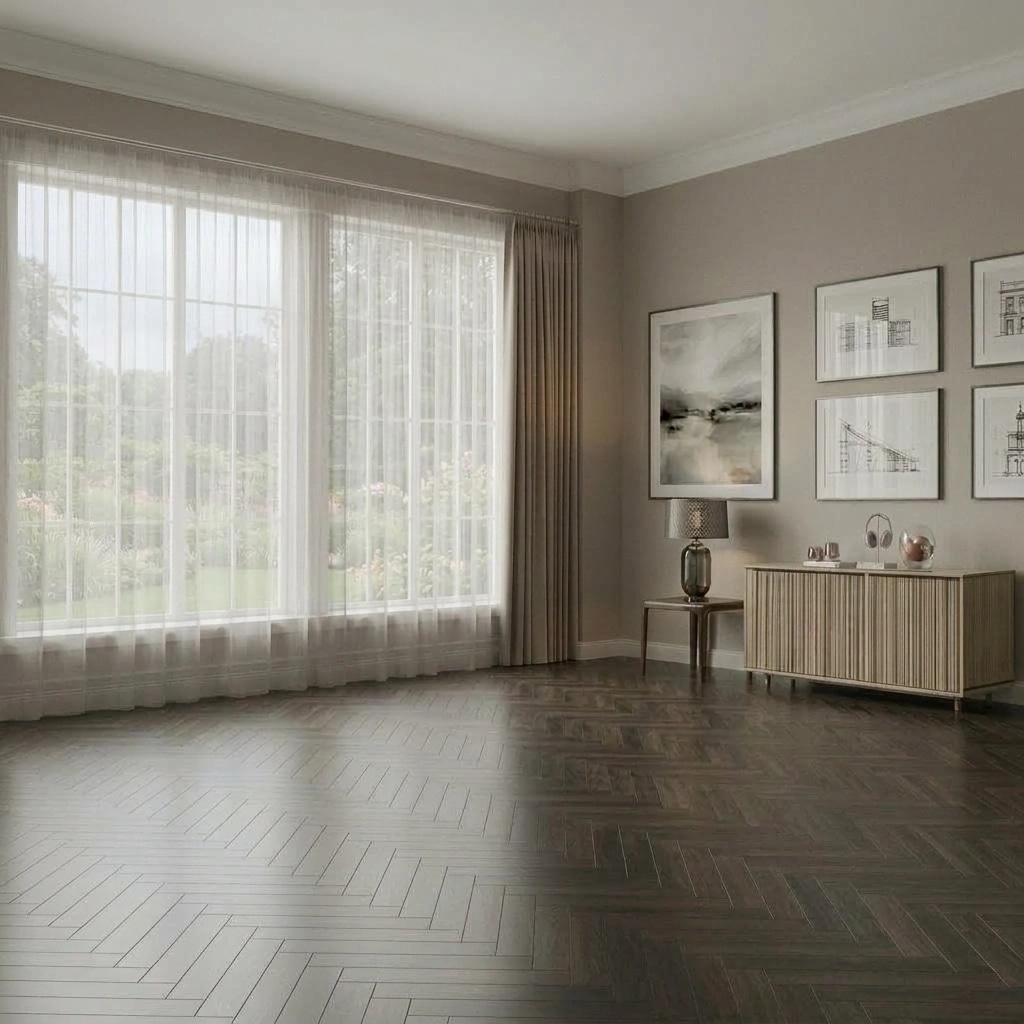 Transitional Living Room design — interior photo by GenRoom AI