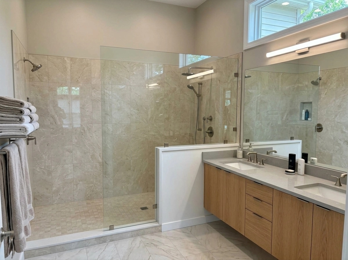 Bathroom interior in no_style style — photo by GenRoom AI