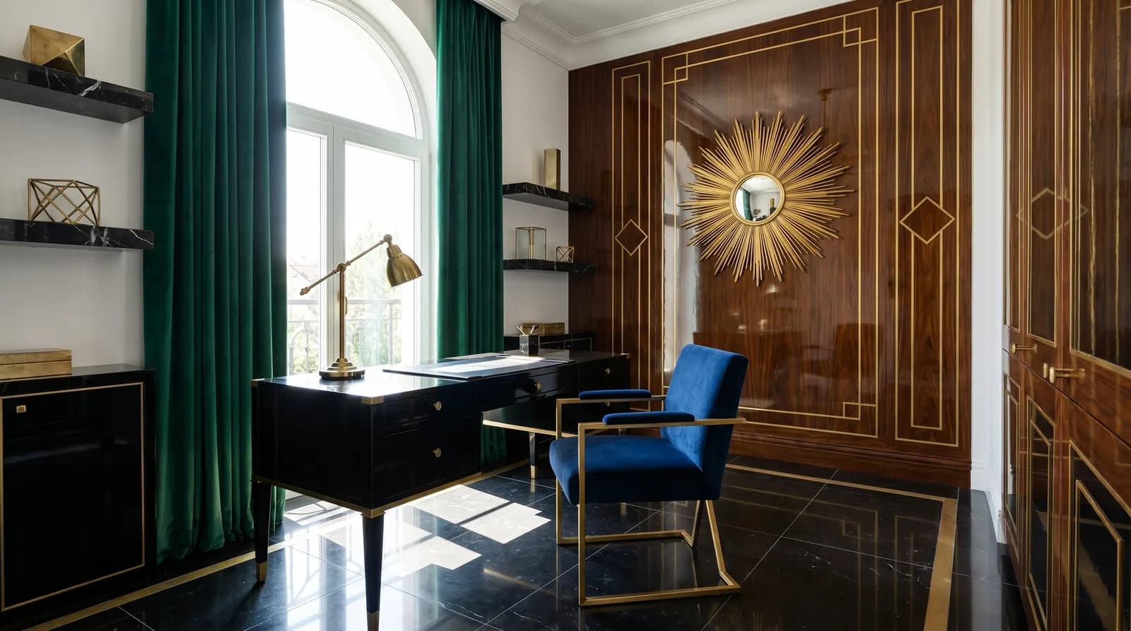 Ideas de Diseño de Oficina en Casa Art Déco: 12 Ejemplos Reales (Guía 2026)