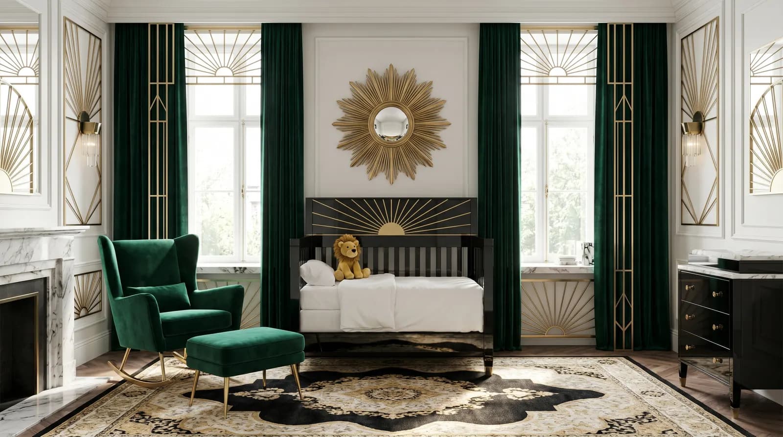 Ide Desain Kamar Bayi Art Deco: 12 Contoh Nyata (Panduan 2026)