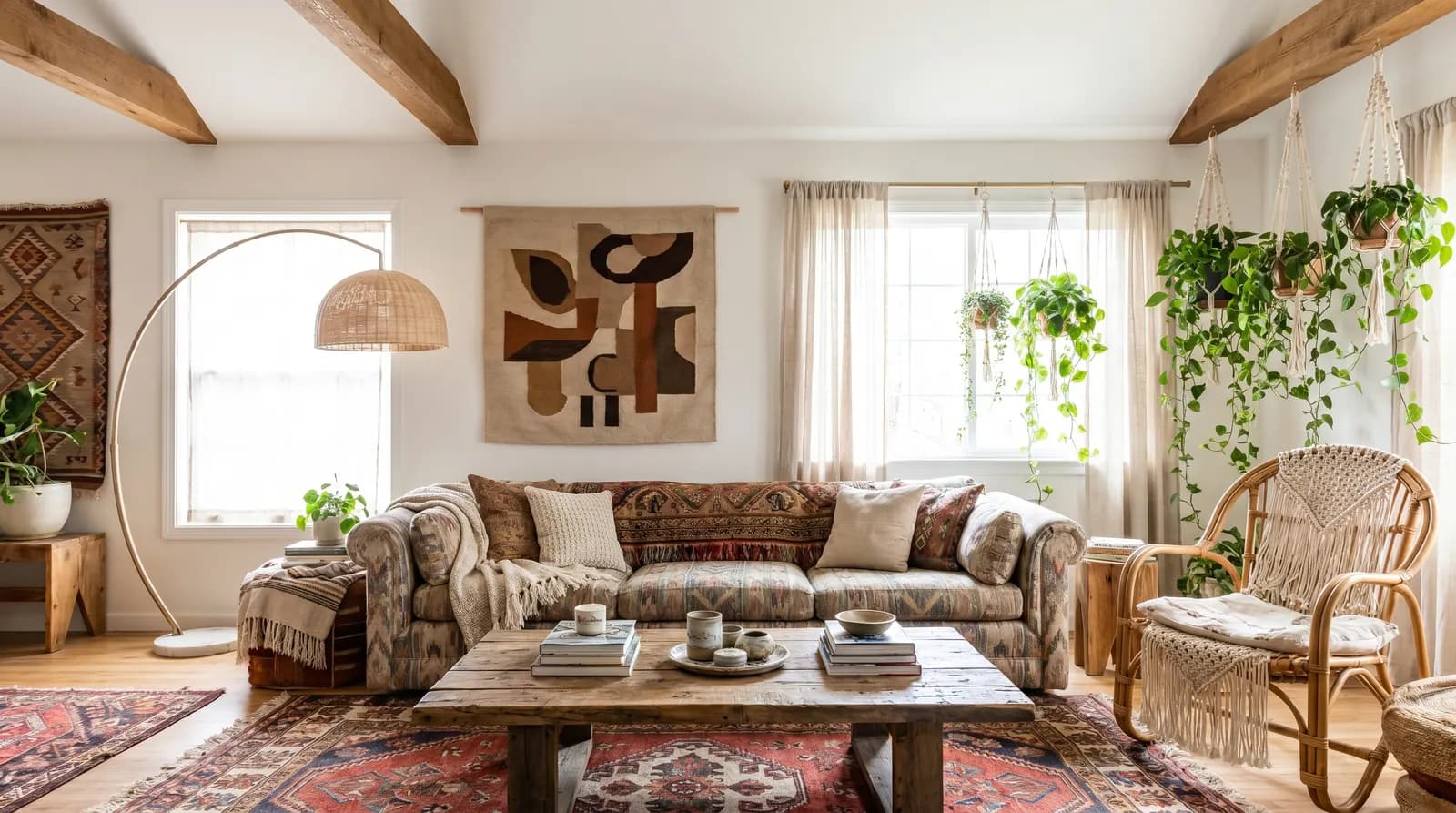 Bohemian Living Room Design Ideas: 12 Examples (2026)