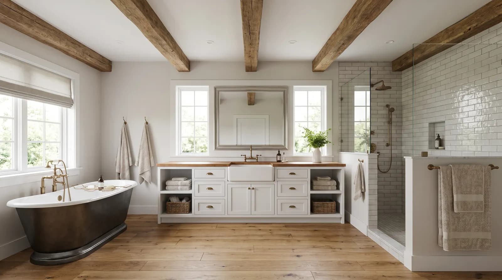 Bagno Farmhouse: 12 Esempi Reali di Design (Guida 2026)