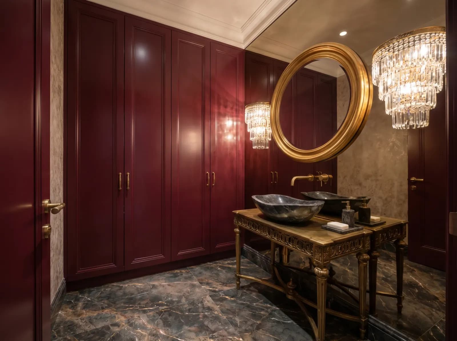 AI Bathroom Remodel — powder