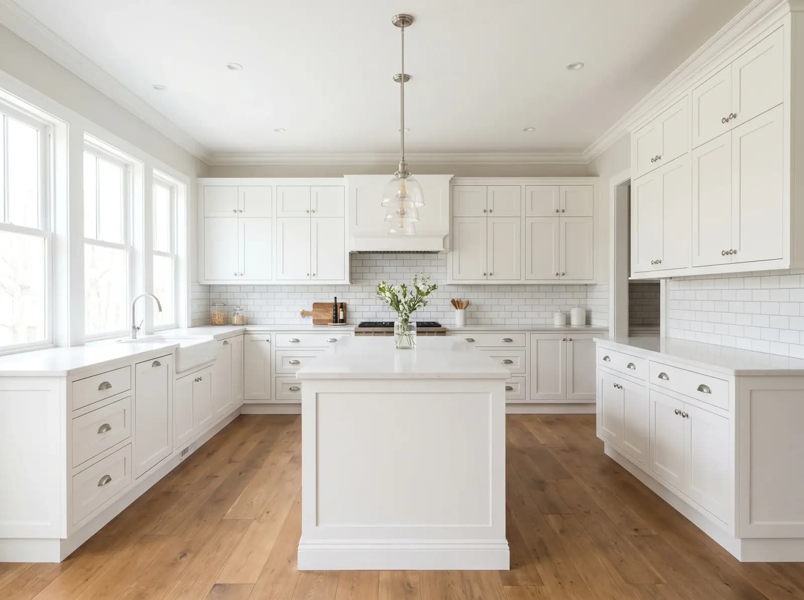 AI Kitchen Remodel — shaker white