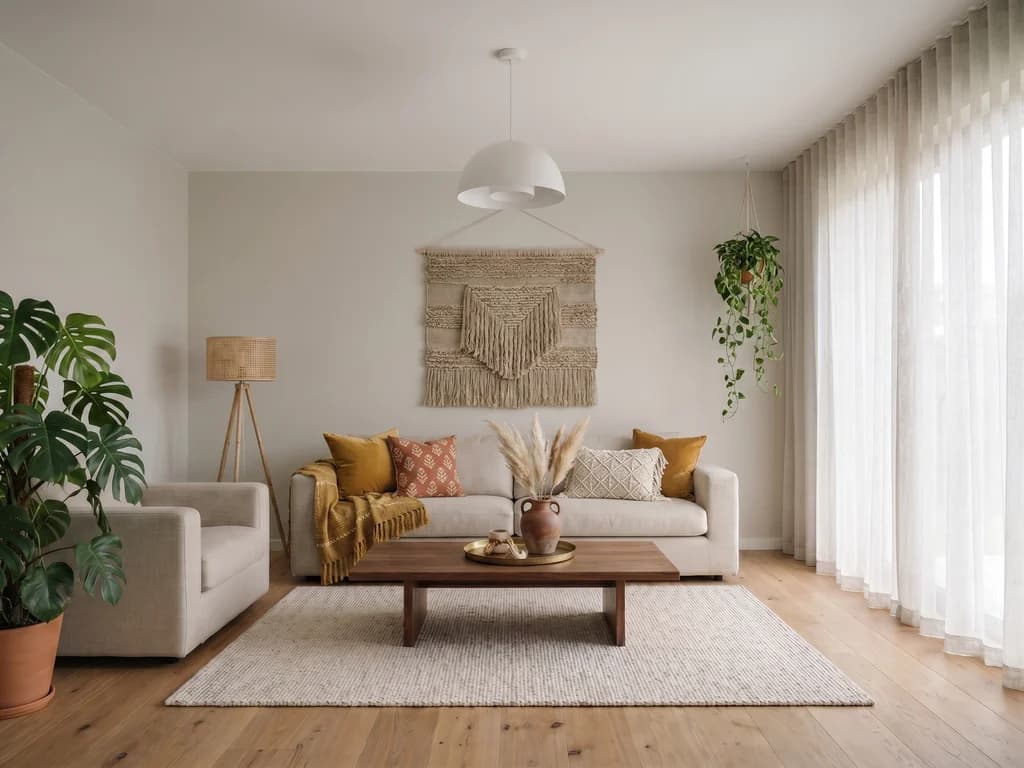 AI DEKORAČNÍ STAGING — Boho