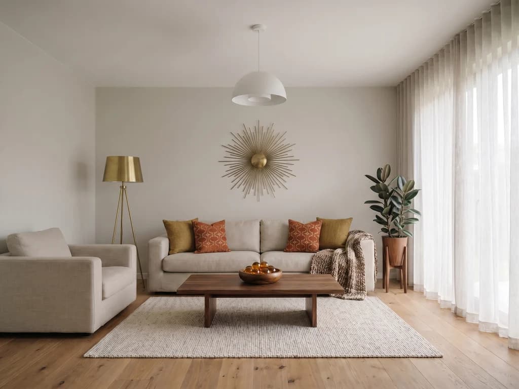 RESTILIZARE DECOR CU AI — Mid-Century Modern