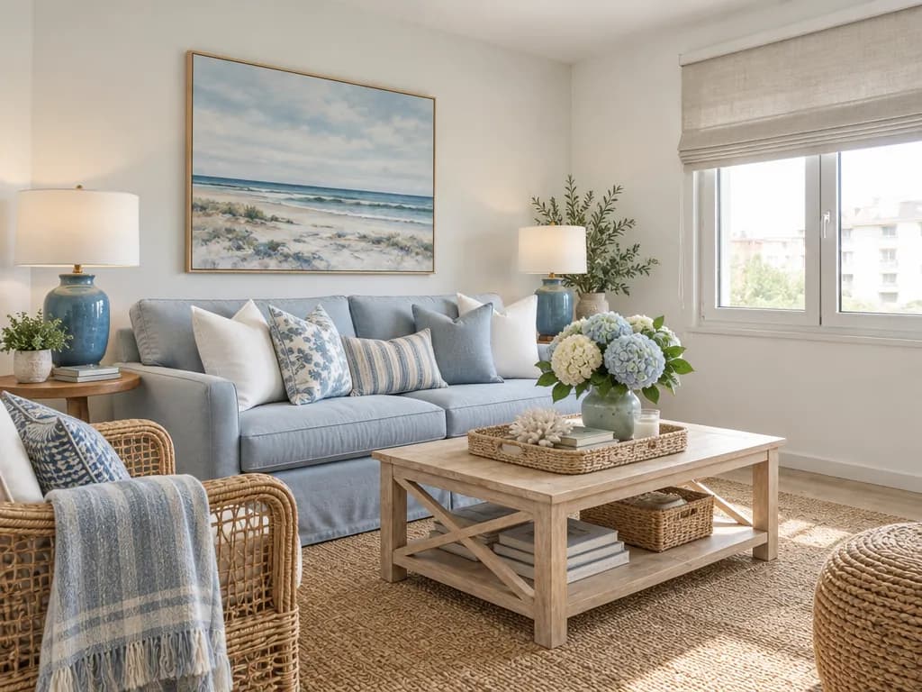 The same room redesigned from the Coastal picture