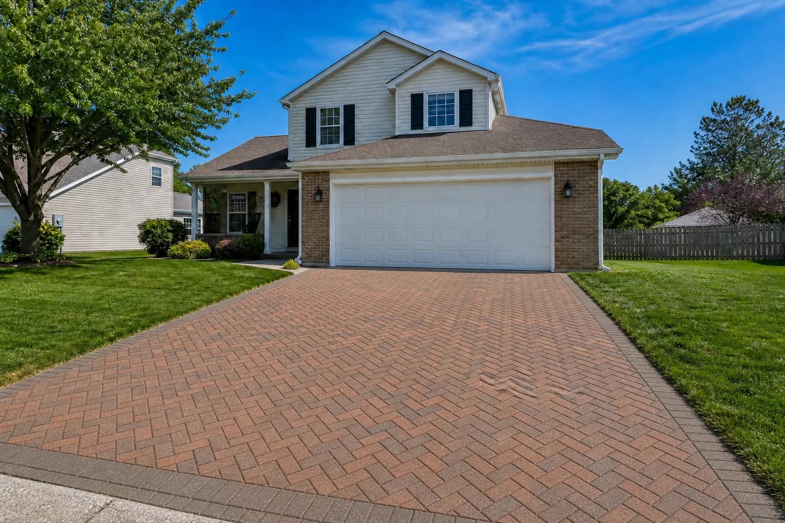 YAPAY ZEKA ARABA YOLU TASARIMI — Herringbone Brick