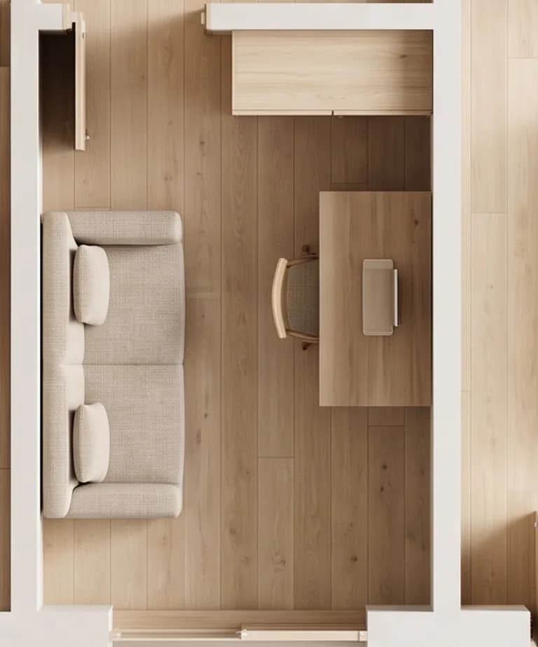 Study — Top view