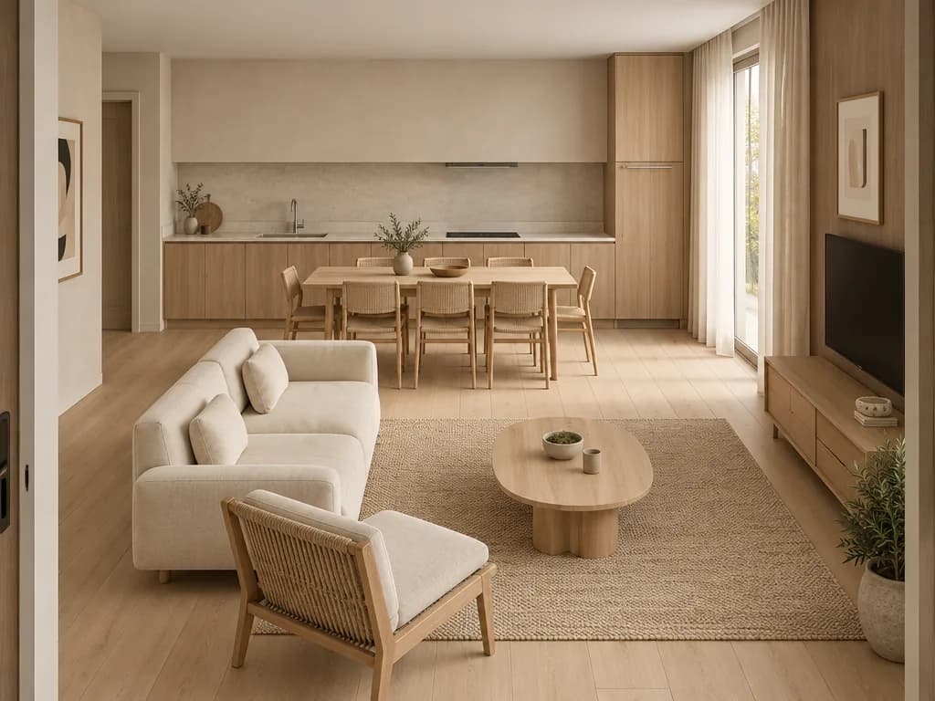 Kitchen-living room — Room design