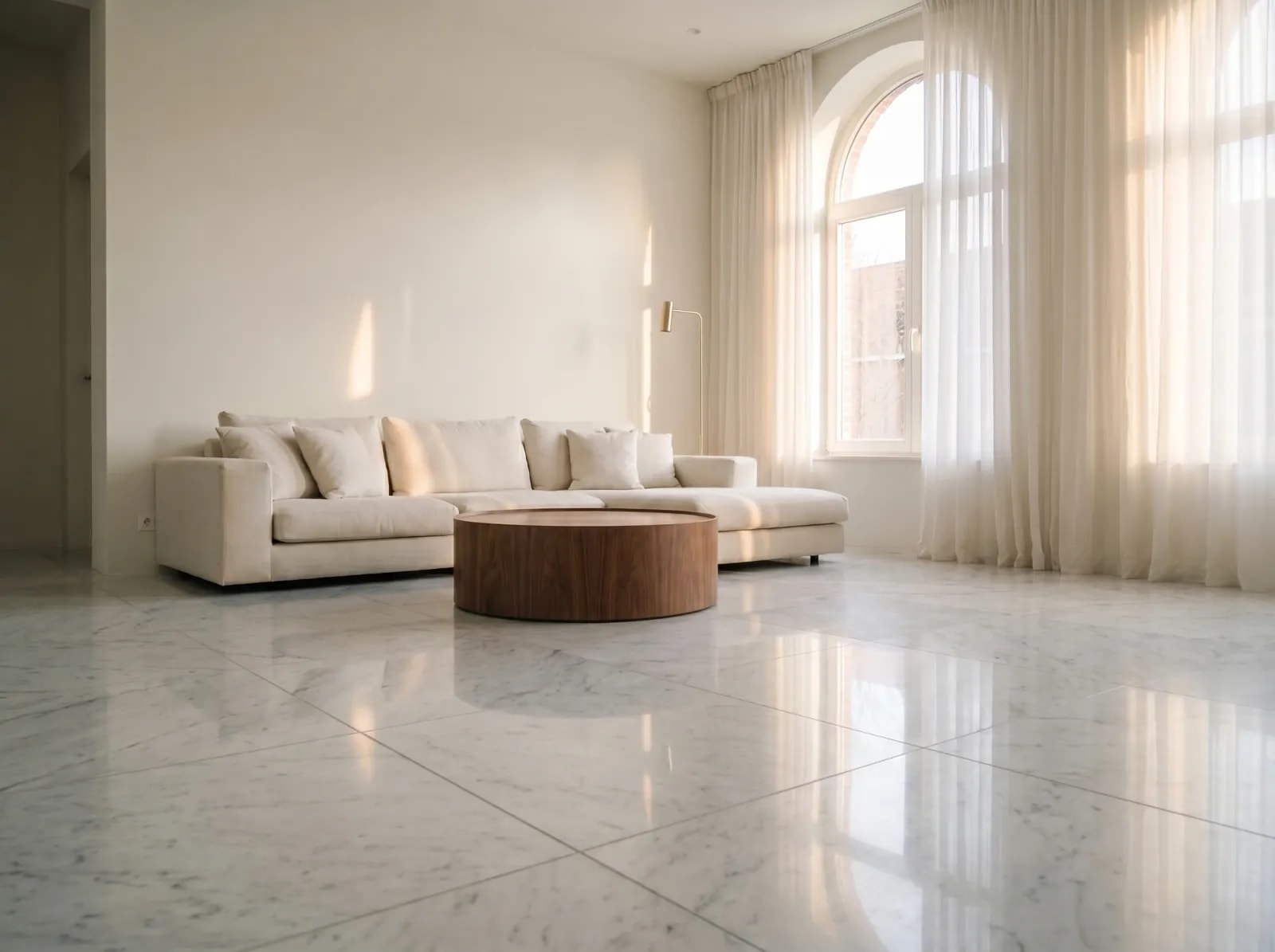 AI vizualizér podlah: Uvidíte jakoukoli podlahu ve svém pokoji — Carrara Marble