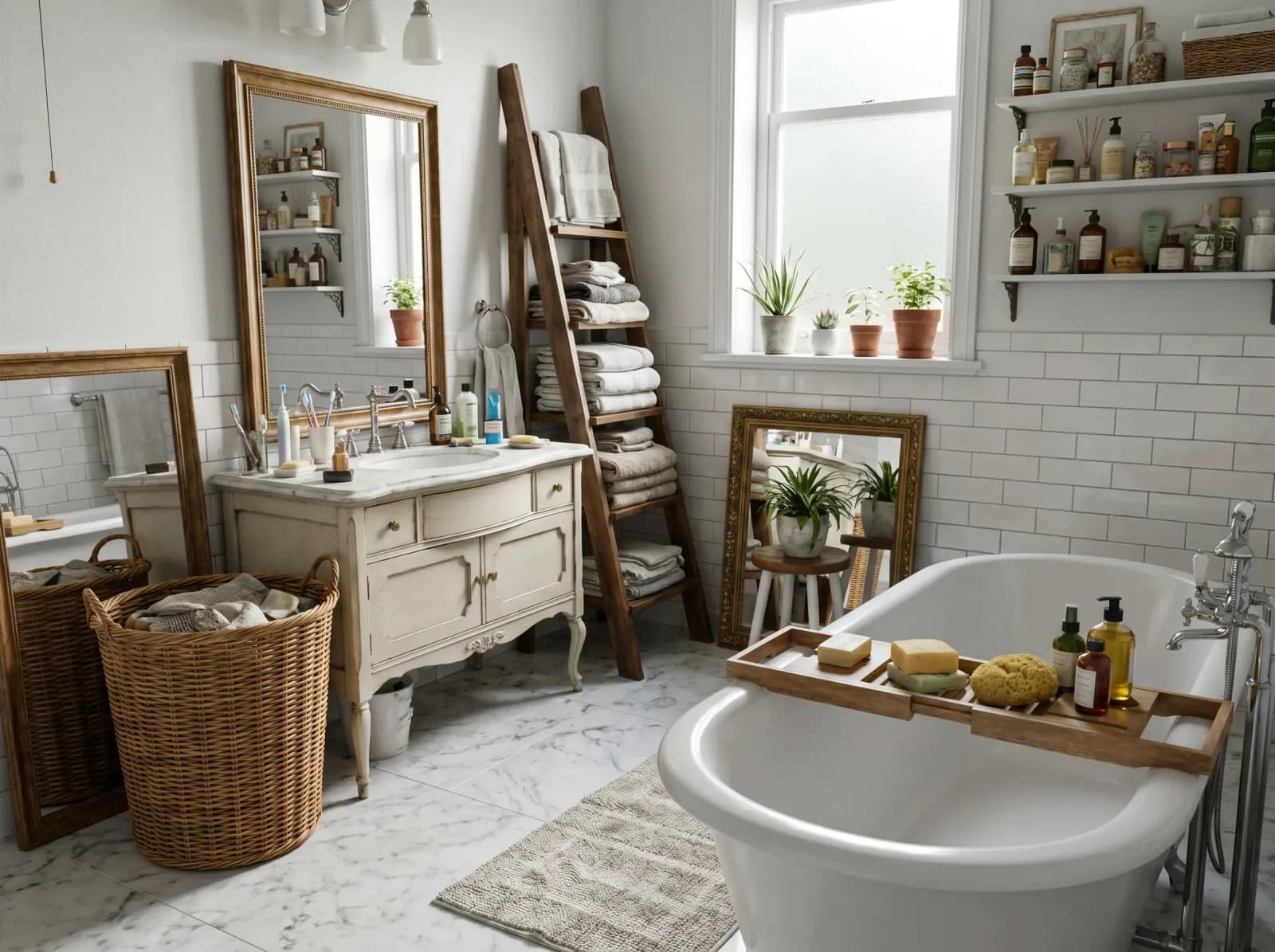 AI Furniture Removal — showcase bathroom