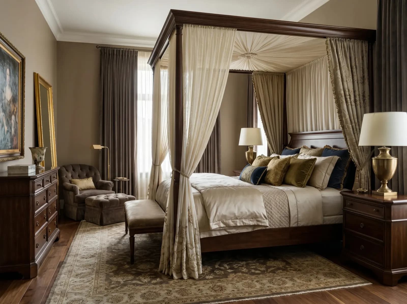 AI Furniture Removal — showcase master bed