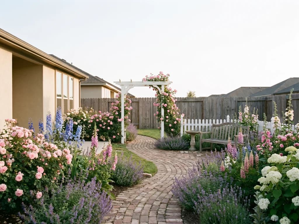 AI LANDSCAPE DESIGN — English Cottage