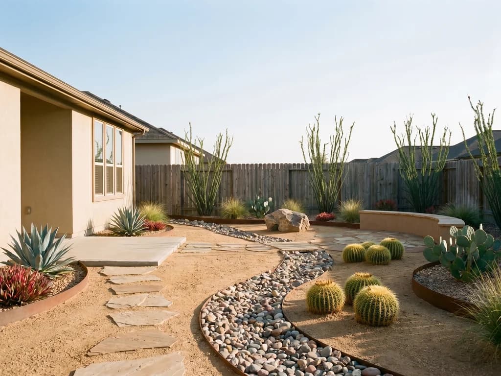 DESIGN PEISAGISTIC CU AI — Xeriscape Desert