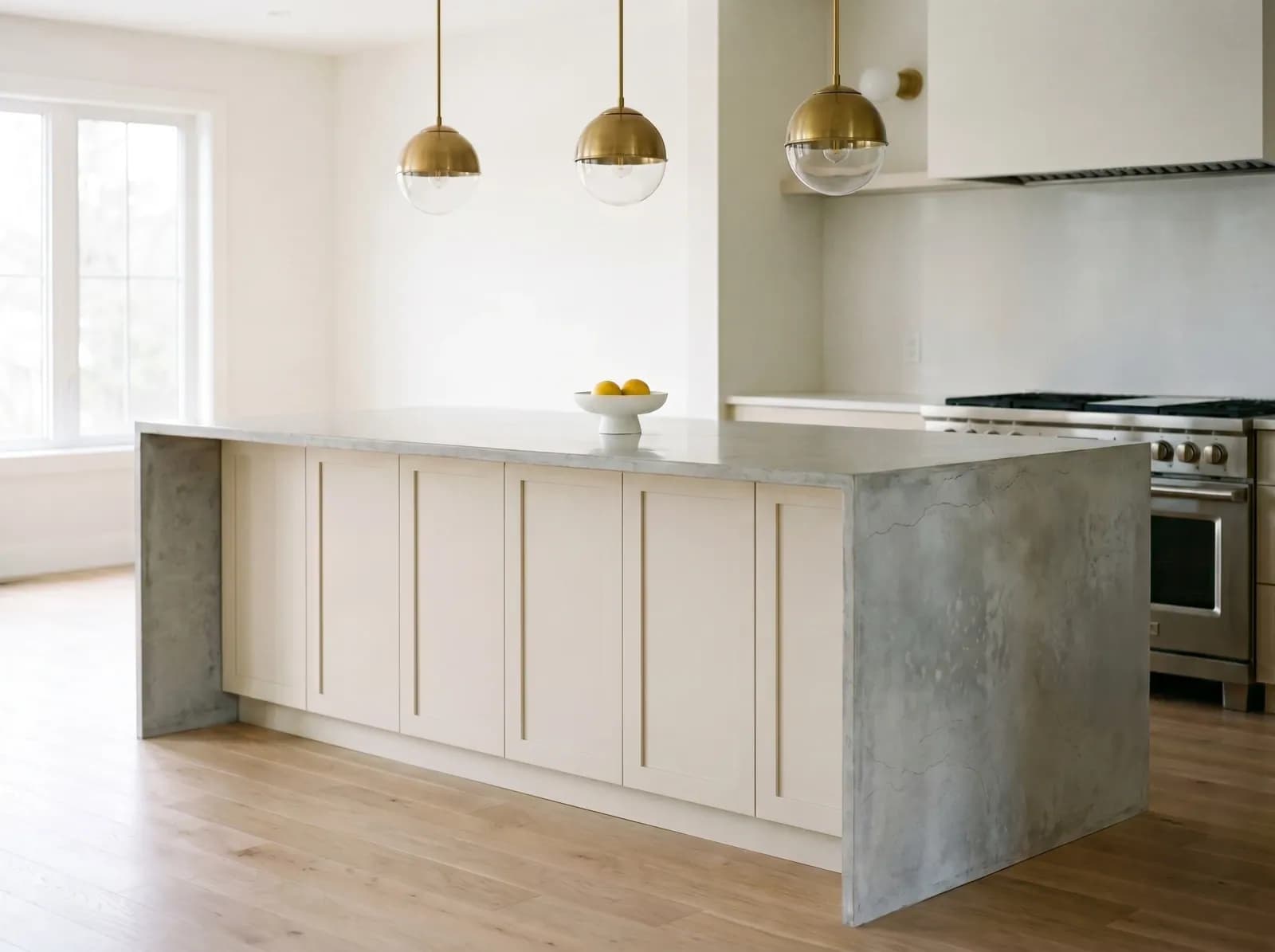Swap Any Material in Any Room — Powered by AI — Polished Concrete