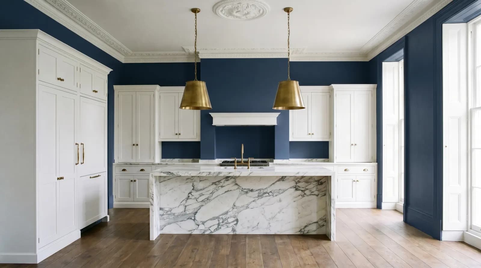 Deep Navy wall