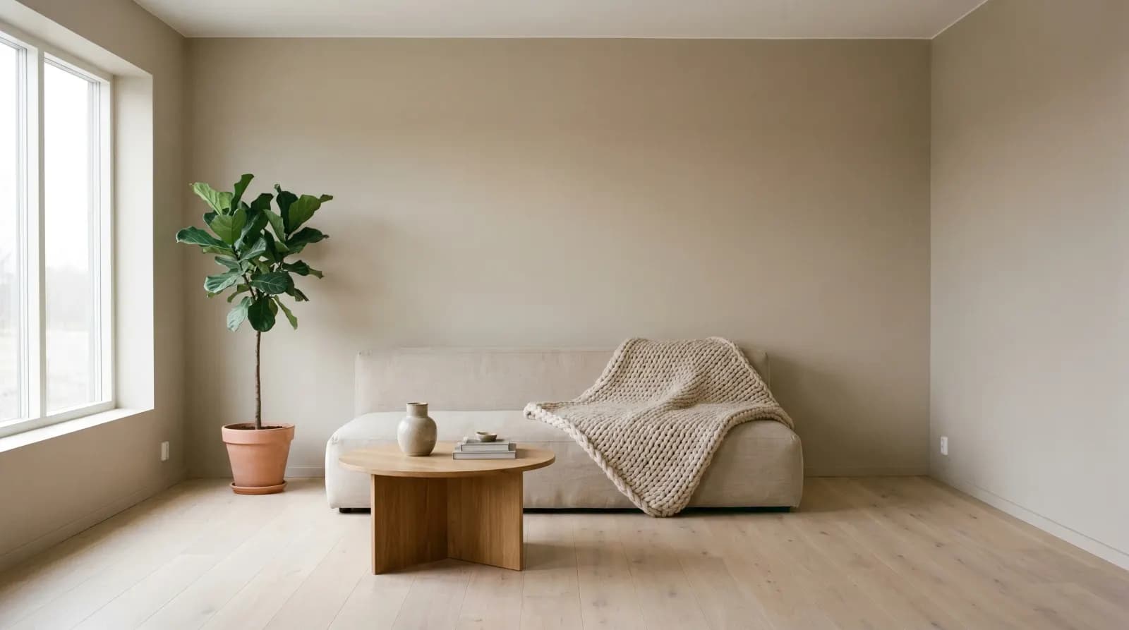 Beige wall