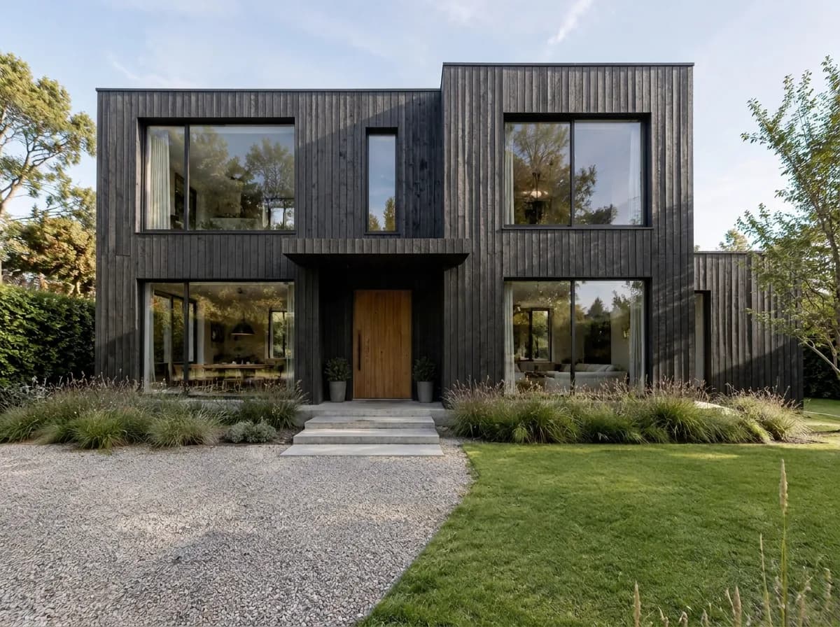 After — Charred wood
