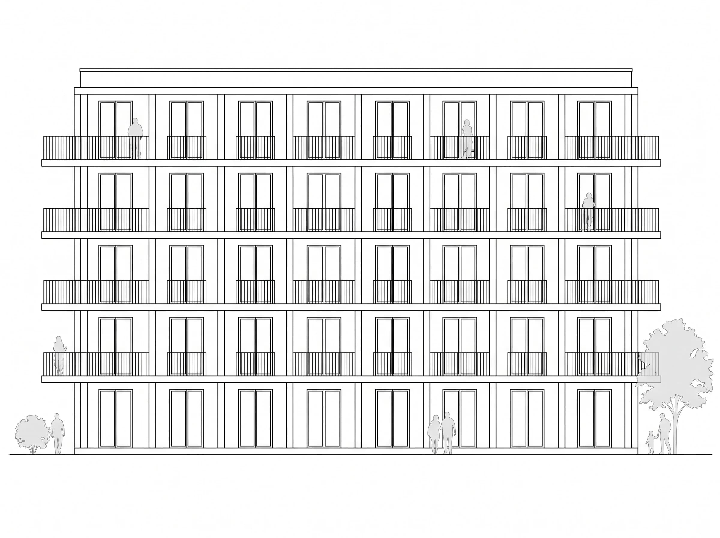 Sketch to Render AI — revit elevation