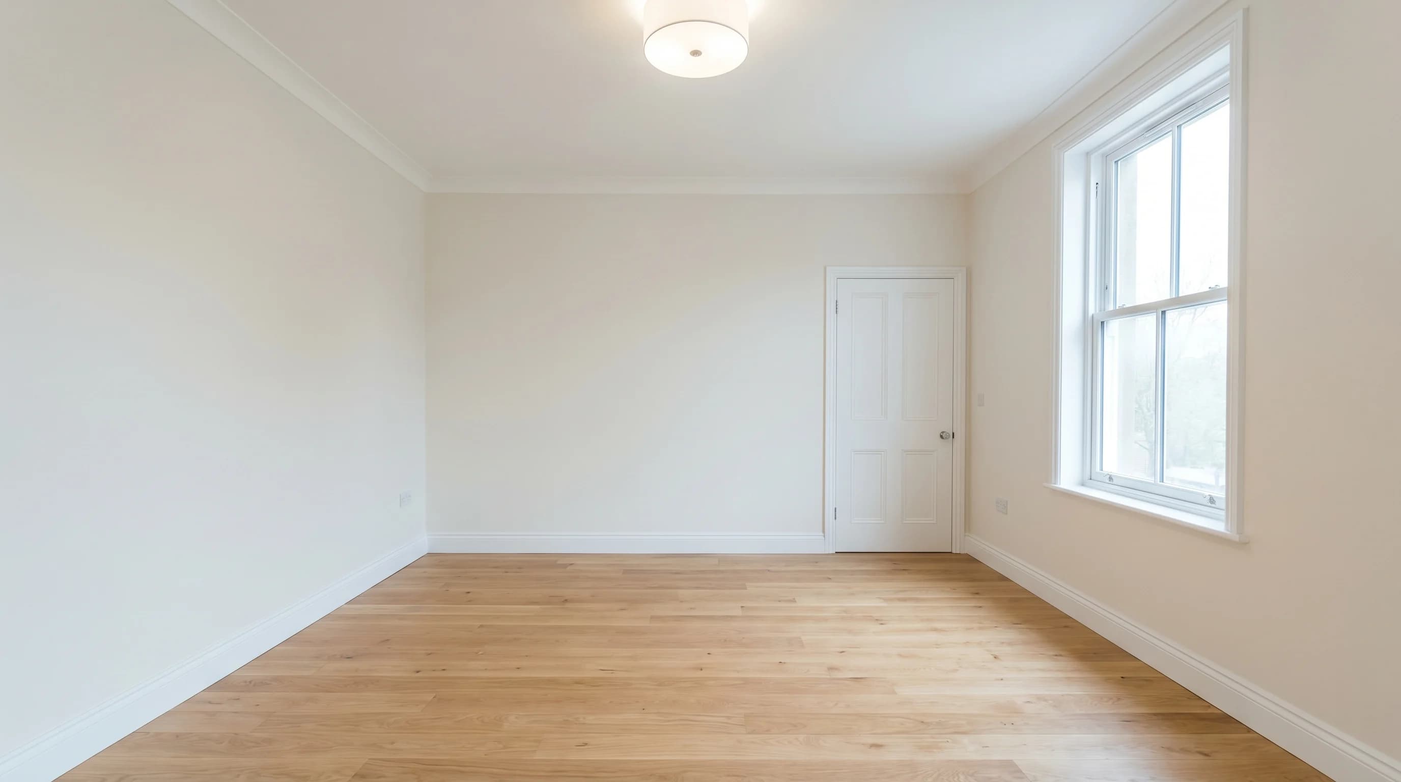 Empty listing room
