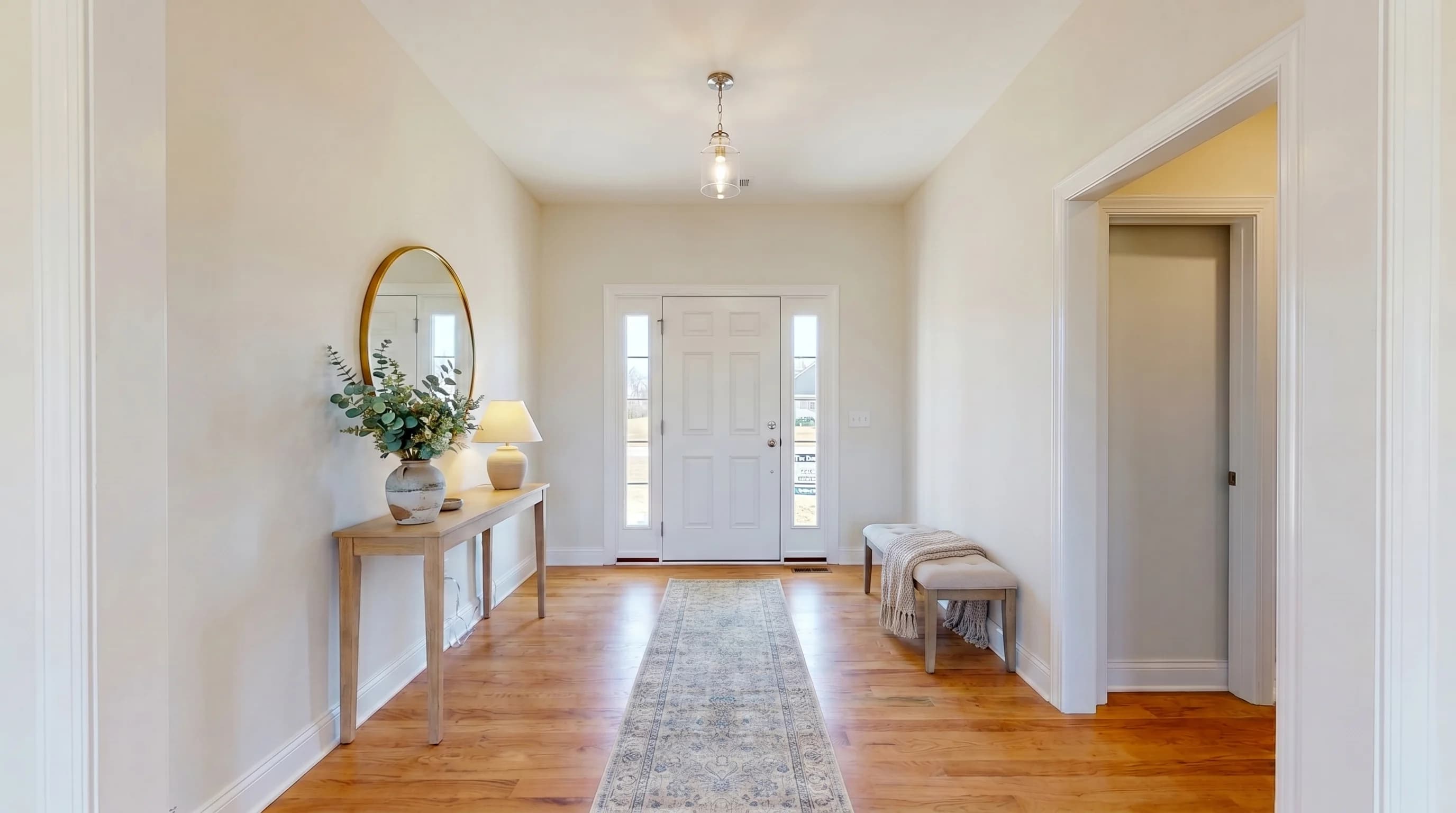 AI Virtual Staging for Real Estate — entry foyer