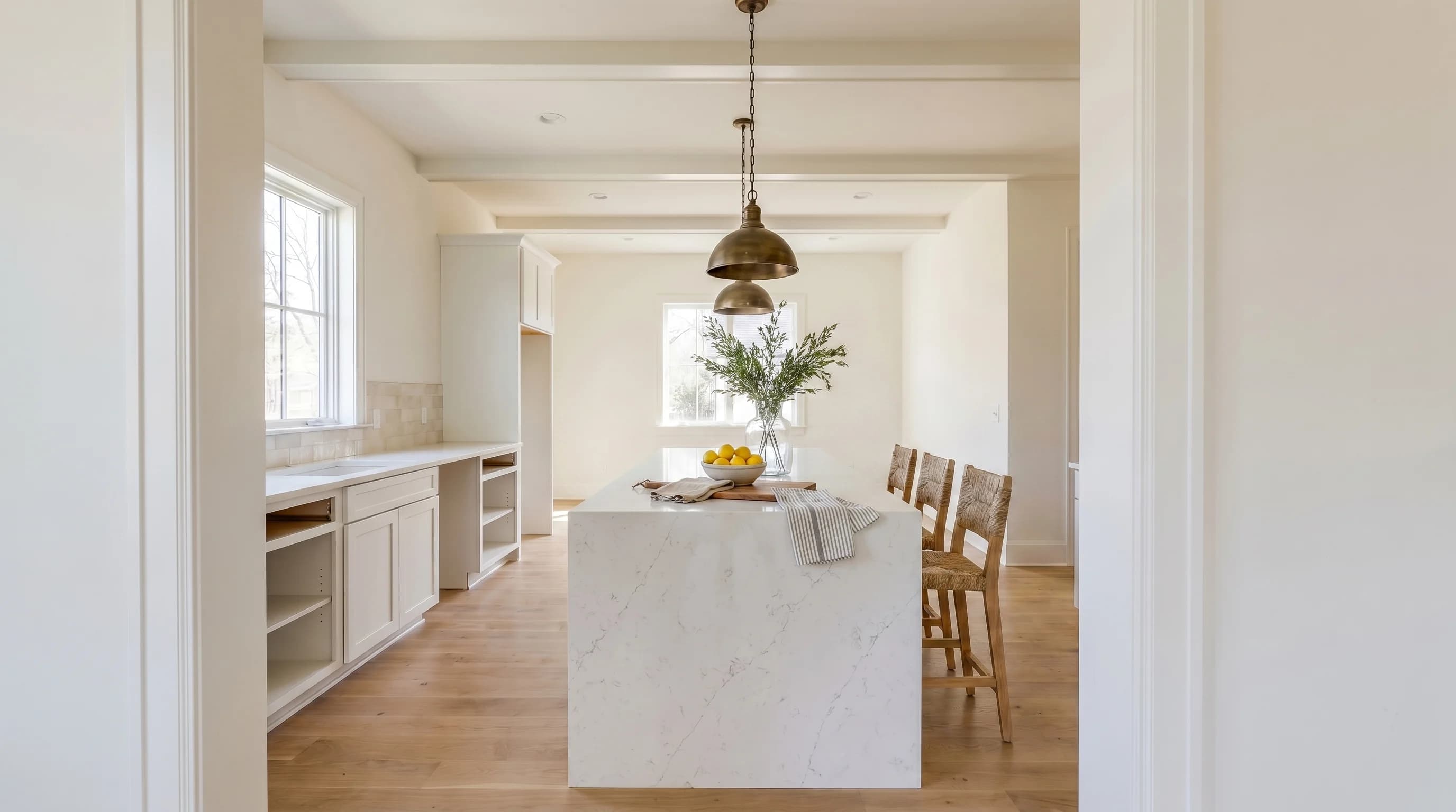 AI Virtual Staging for Real Estate — kitchen island
