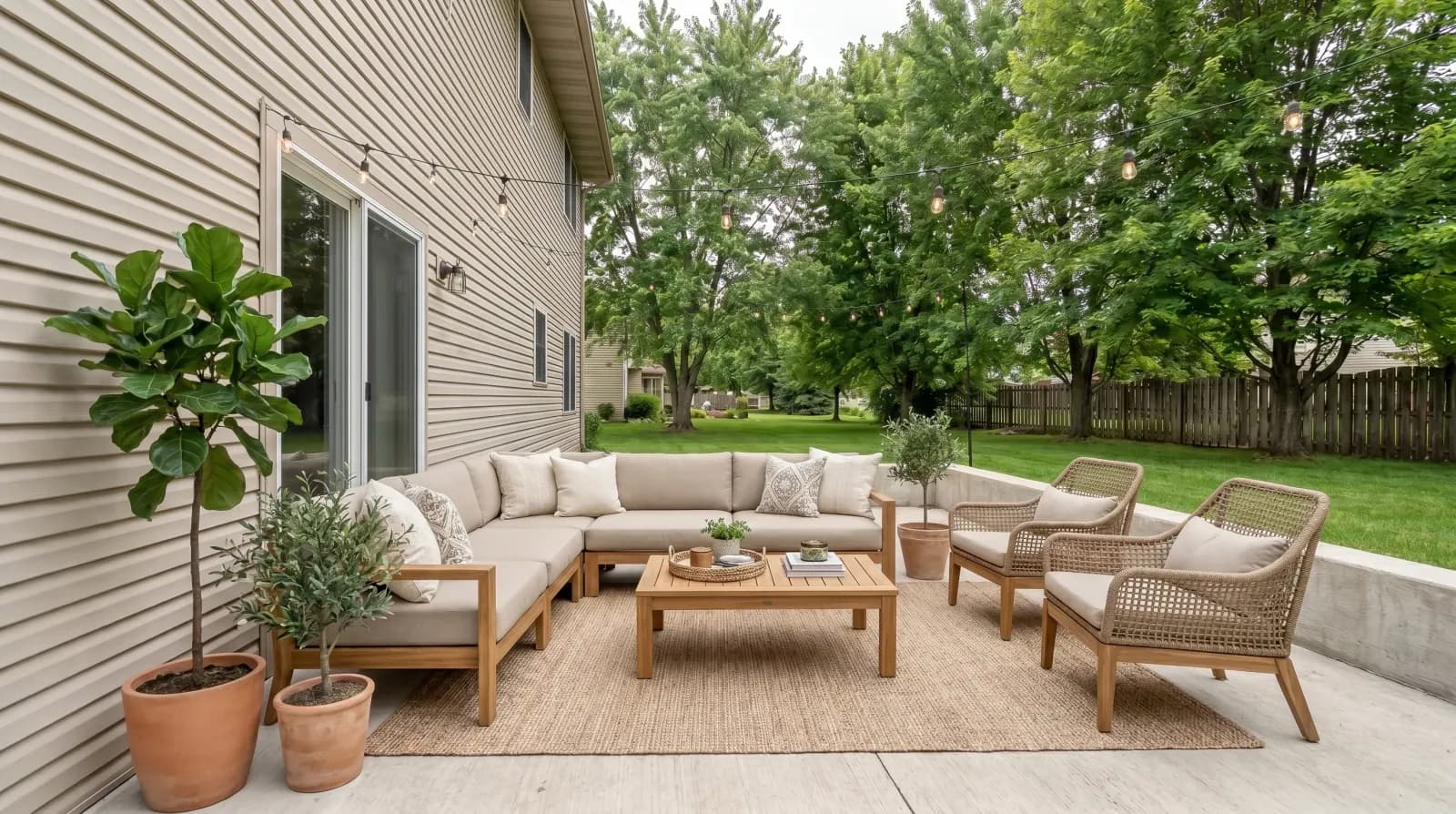 AI Virtual Staging for Real Estate — outdoor patio