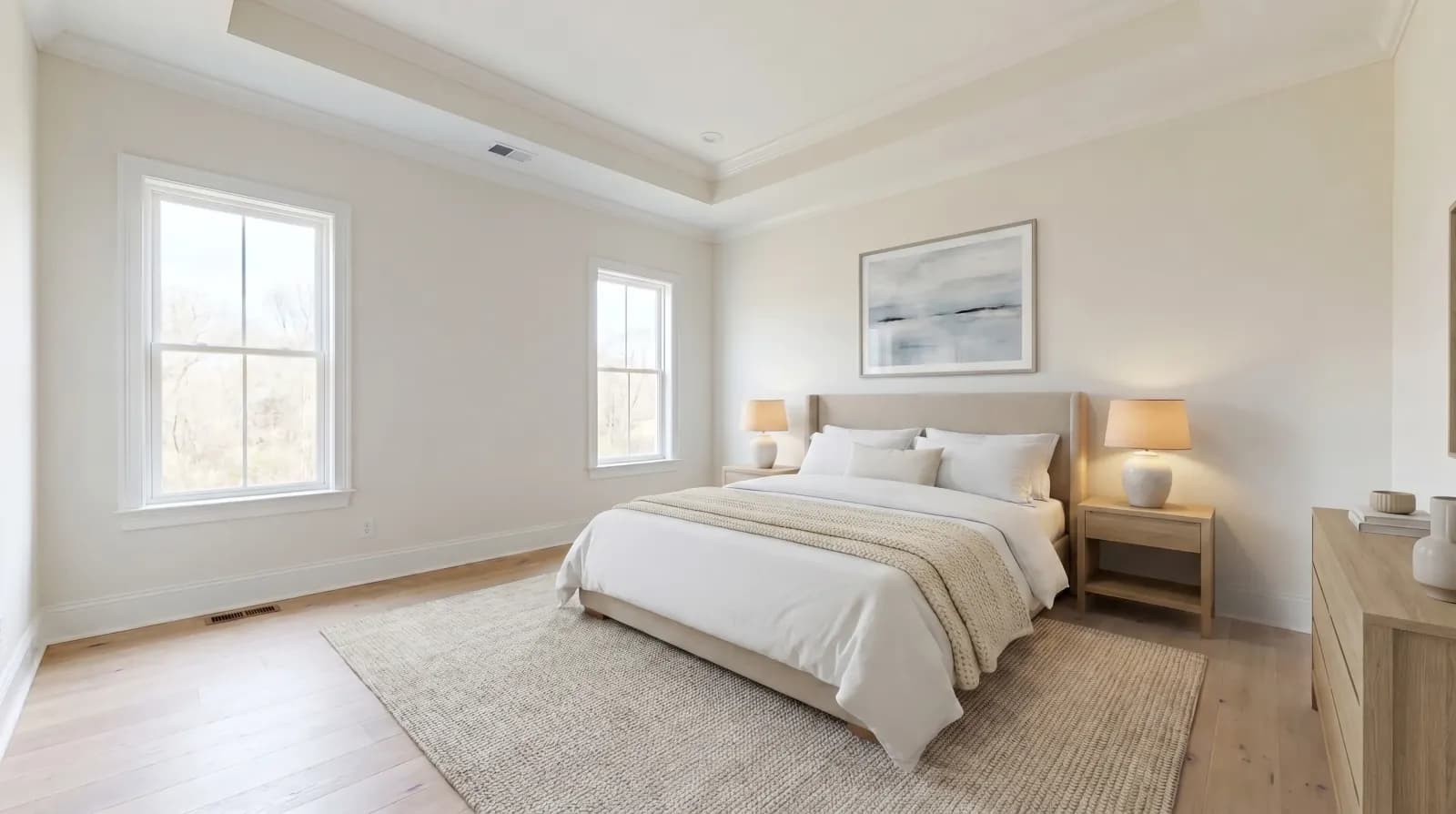 AI Virtual Staging for Real Estate — primary bedroom