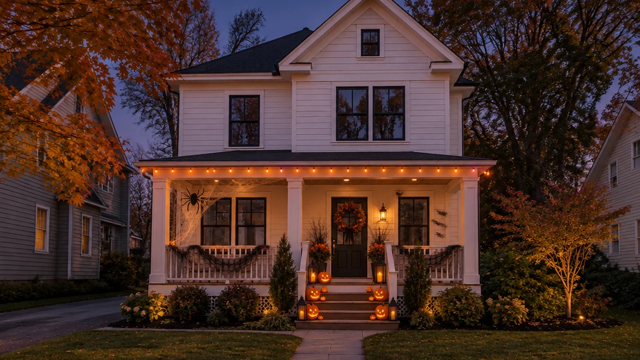 AI dekoratér na Halloween: vyzdobte svůj dům podle fotky