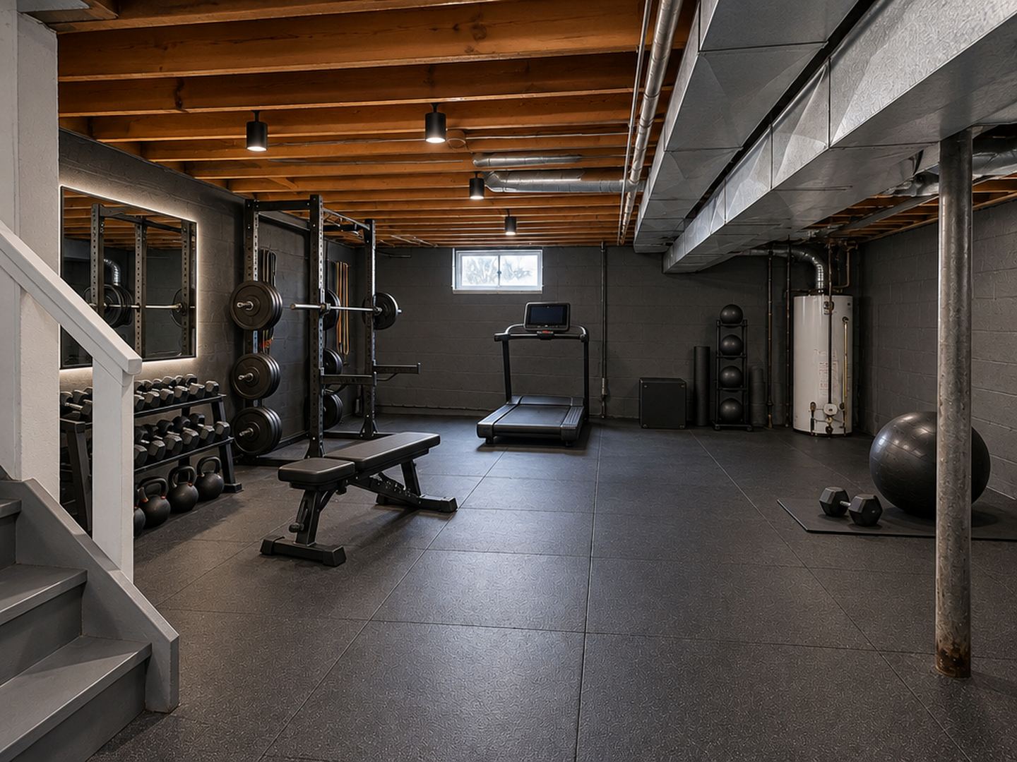 Home gym et salle de jeux par IA : essayez sur votre photo