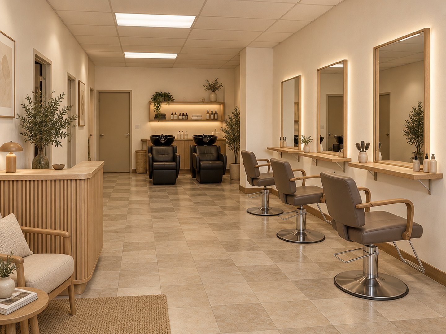 Friseursalon & Laden mit KI einrichten: Neues Design per Foto