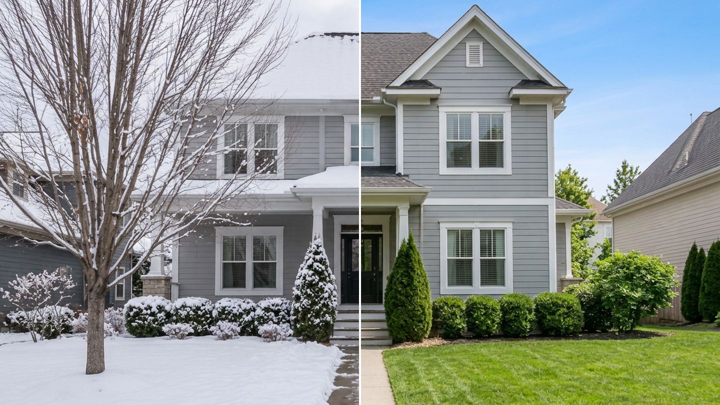 See Your House and Garden in Every Season With AI: Real Tests