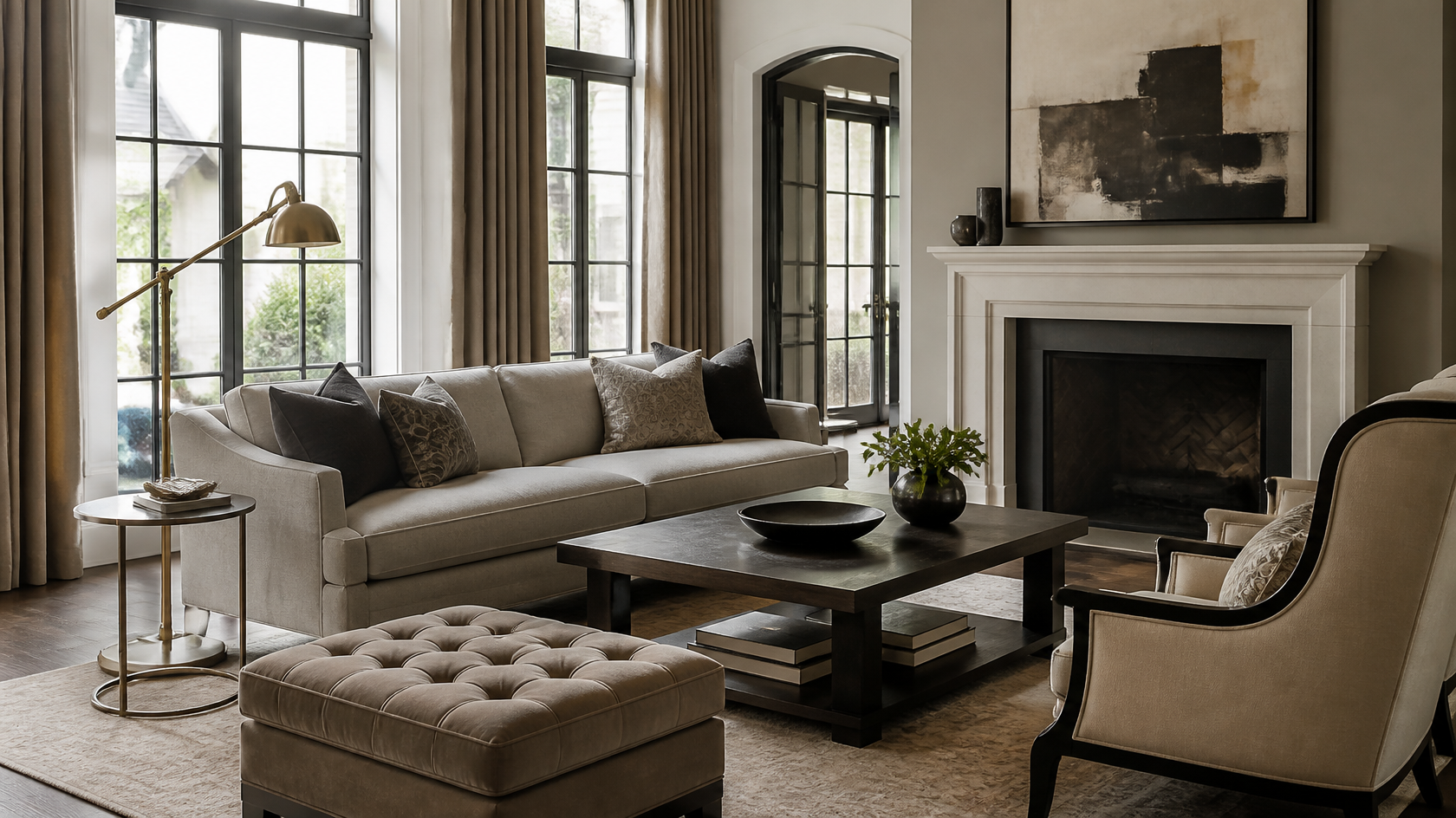 Interior design transitional: la guida completa con l'IA (2026)