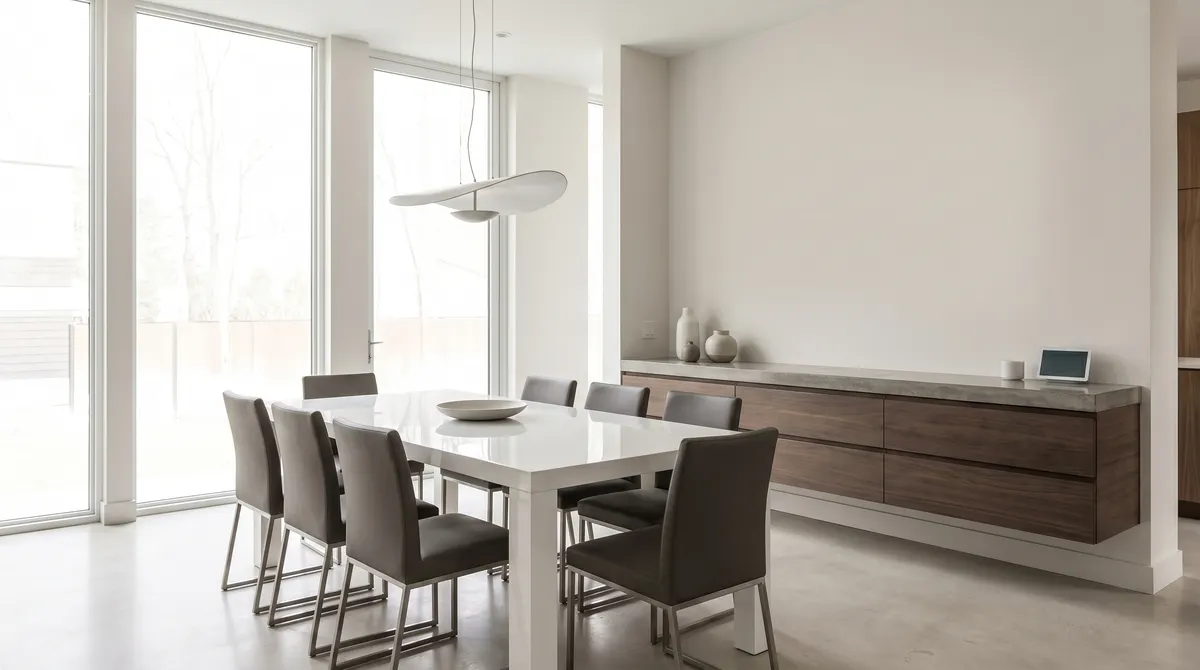 Modernes Esszimmer - Designideen: 12 Beispiele (2026) | GenRoom