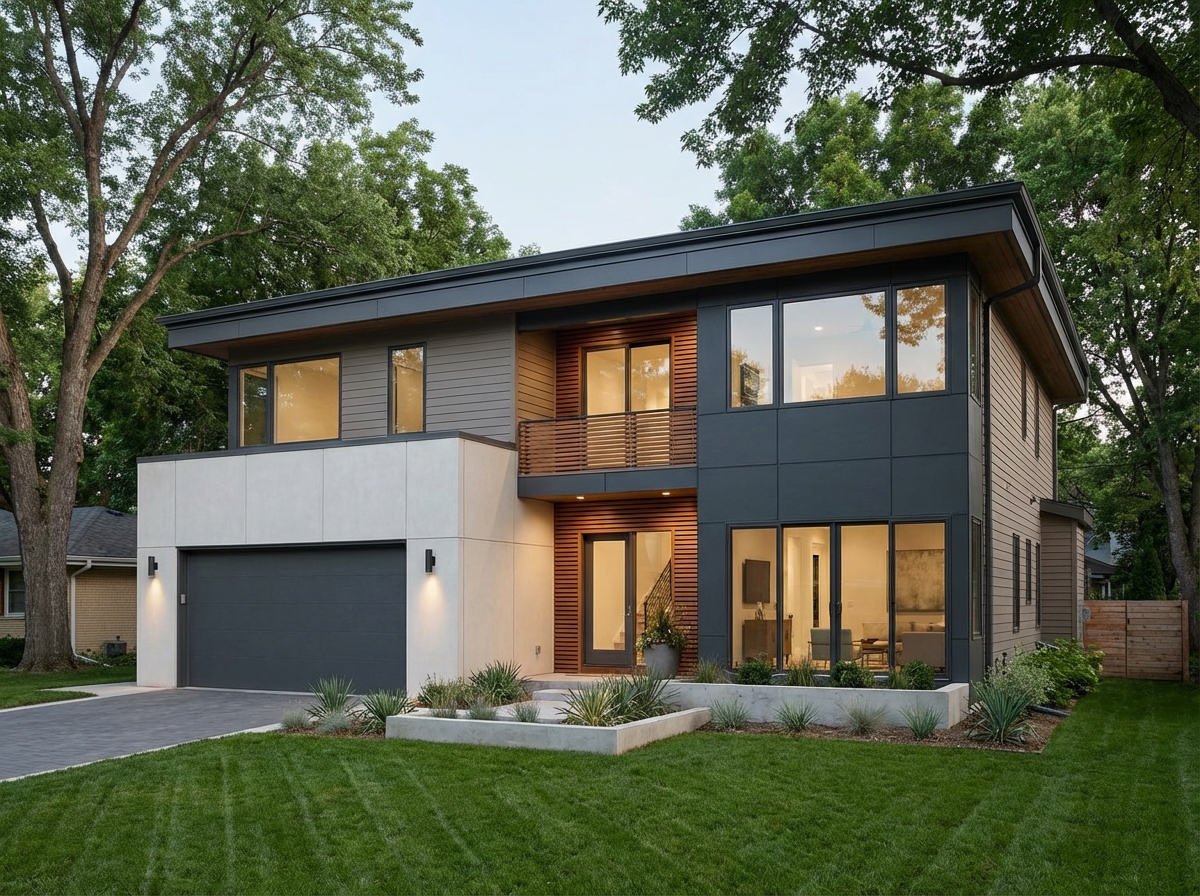 Contemporary Facade style facade design — example | GenRoom