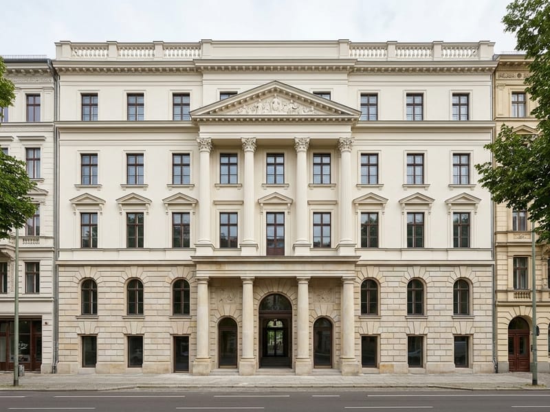 Neoclassic Facade style facade design — example | GenRoom