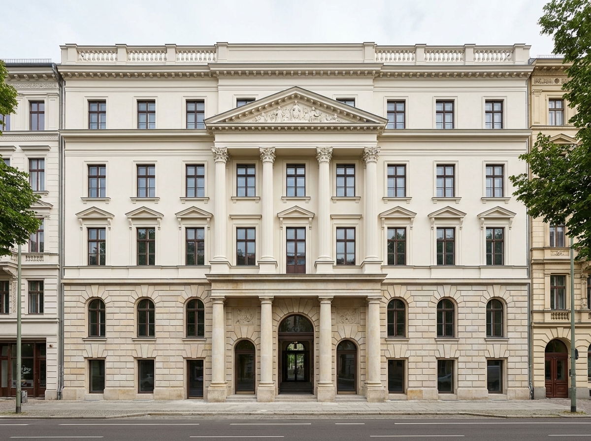 Neoclassic Facade style facade design — example | GenRoom