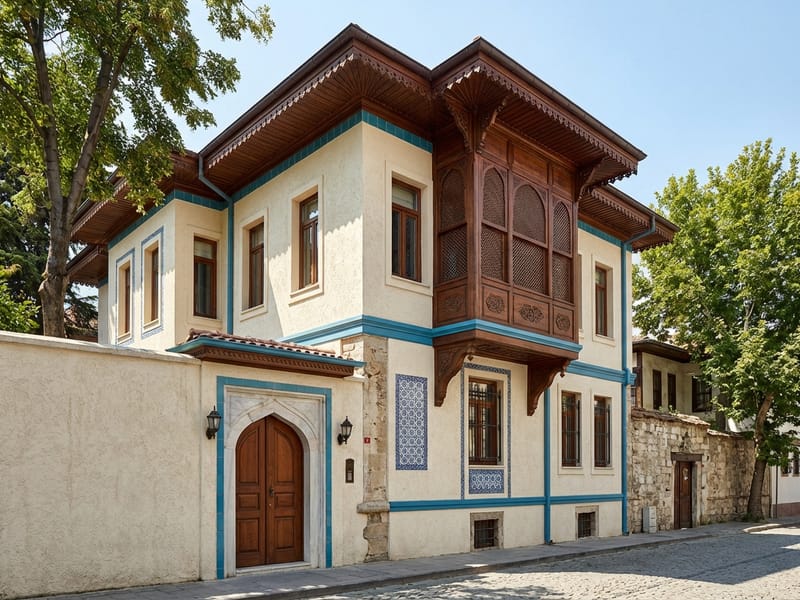 Ottoman Facade style facade design — example | GenRoom